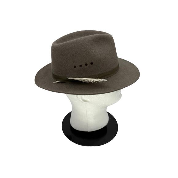 Quaker Marine Supply Company Fedora Hat Made by Wegener, Germany Size 7 1/8 - Picture 3 of 13